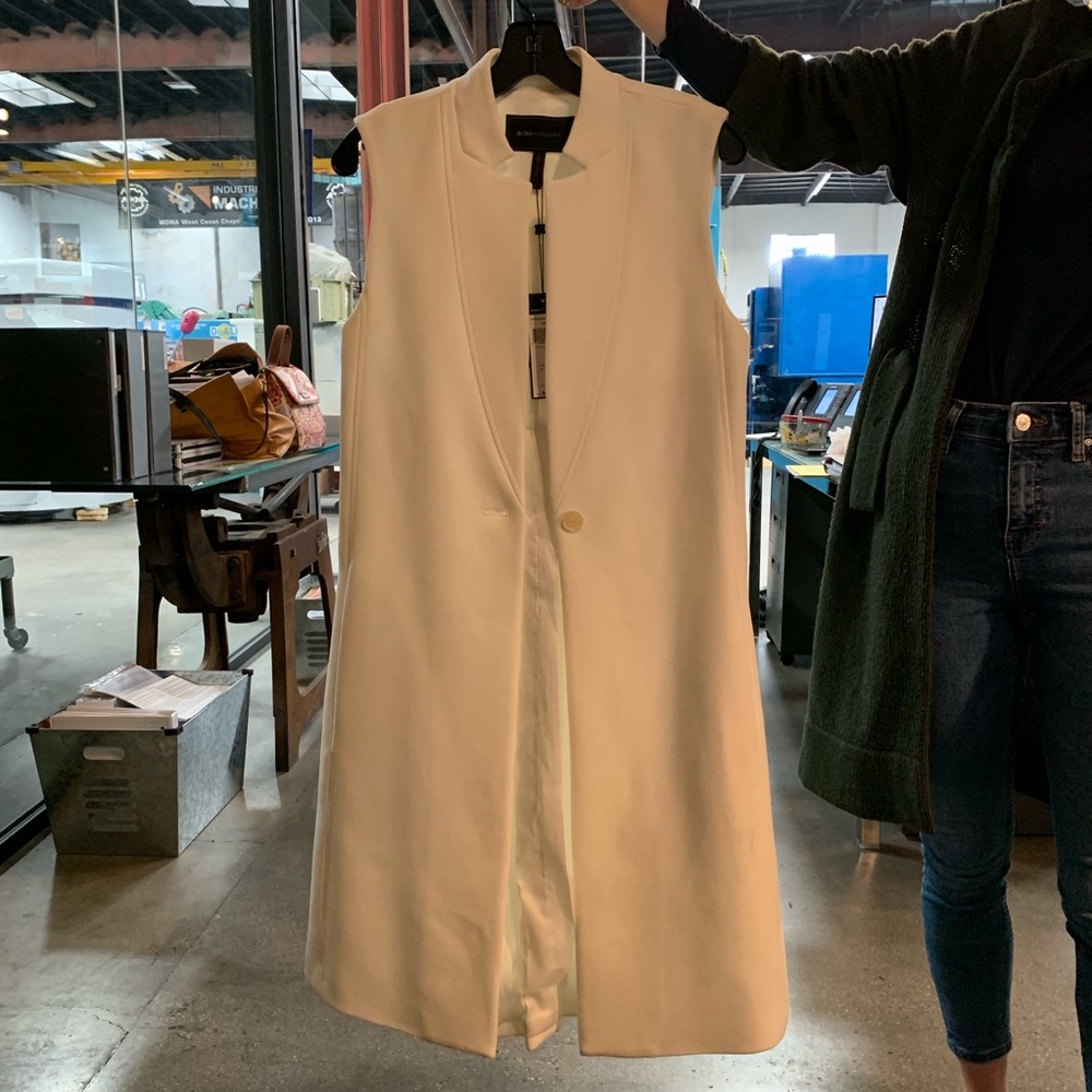 BCBGMaxazria Off-White Vest - Picture 1 of 5